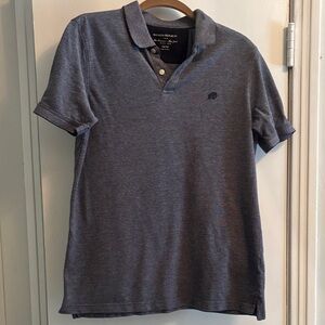 Banana Republic navy heathered polo. Sz M